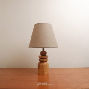 Artistic Table Lamp Kayu Jati Ukir - NRL-TL59