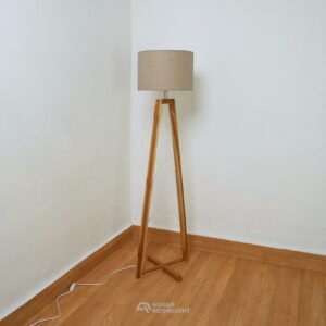 Standing Floor Lamp Kayu Jati Modern - NRL-SFL63
