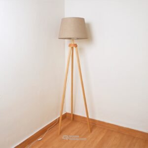 Tripod Floor Lamp Kayu 155cm - NRL-SFL11B
